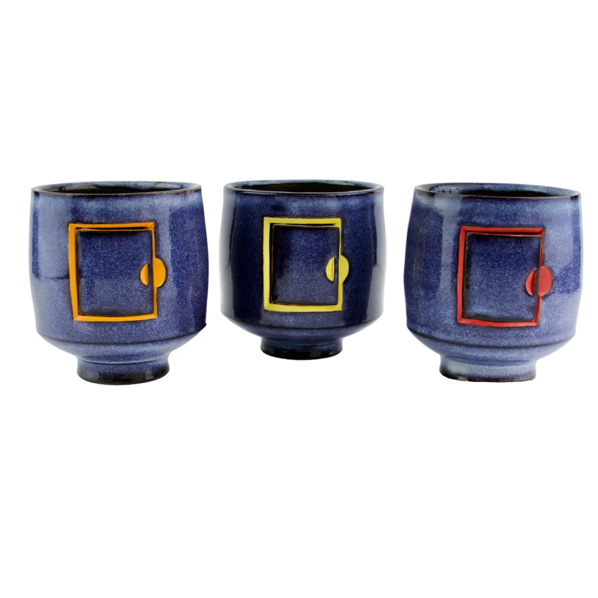 Randy Schutt Blue Stoneware Cup