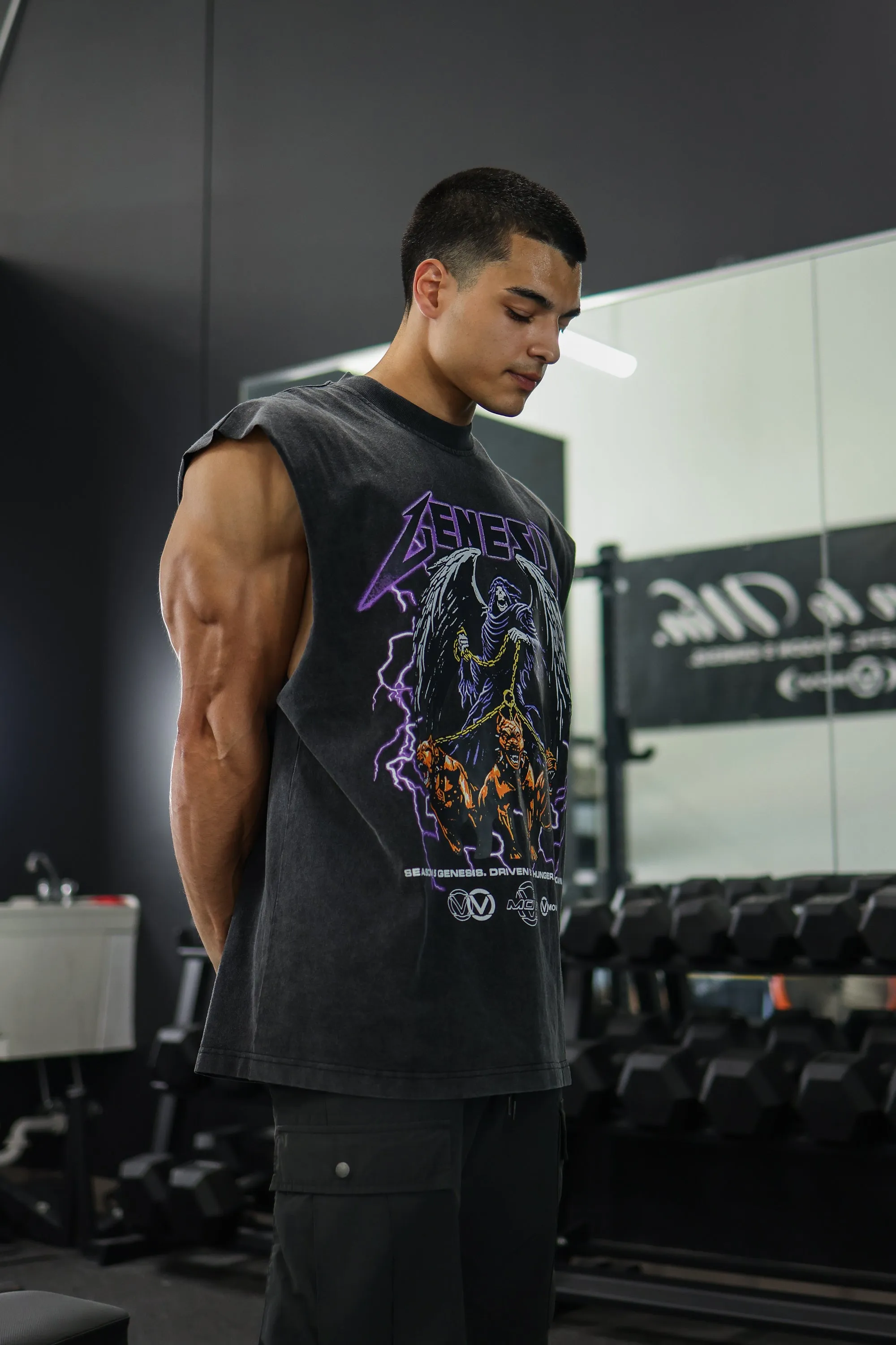 REAPER CUT-OFF - VINTAGE BLACK
