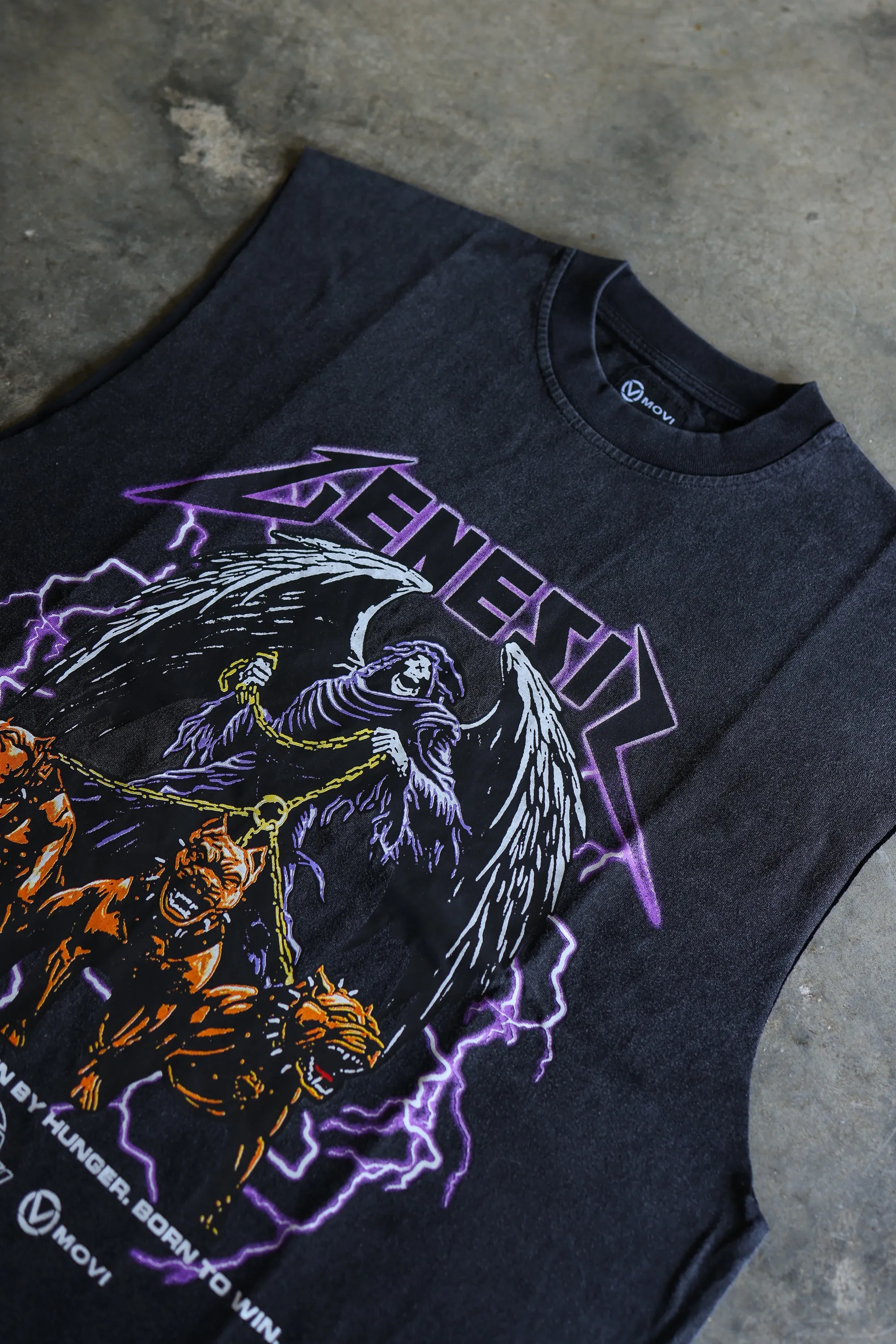 REAPER CUT-OFF - VINTAGE BLACK