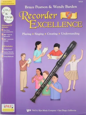Recorder Excellence (Book & CD/DVD)