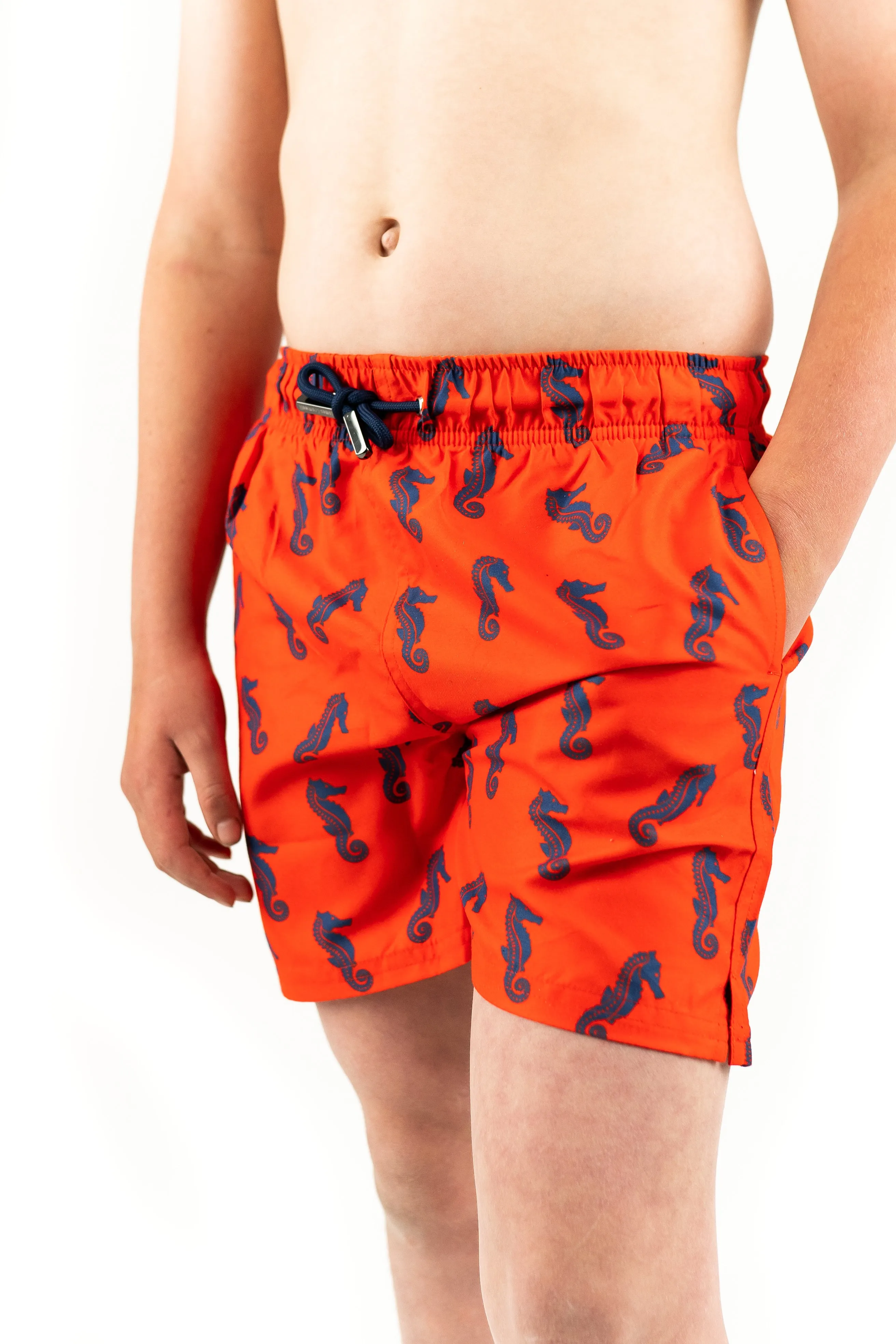 Red Bold Seahorse Boys