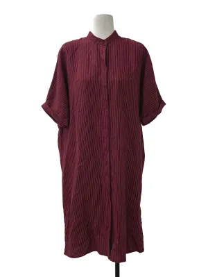 Red Stripe High Neck Boxy Dress LB