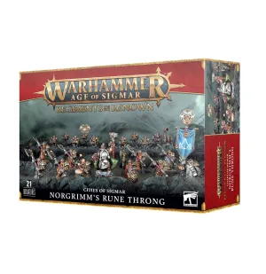 Regiments of Renown: Cities of Sigmar Norgrimm's Rune Throng