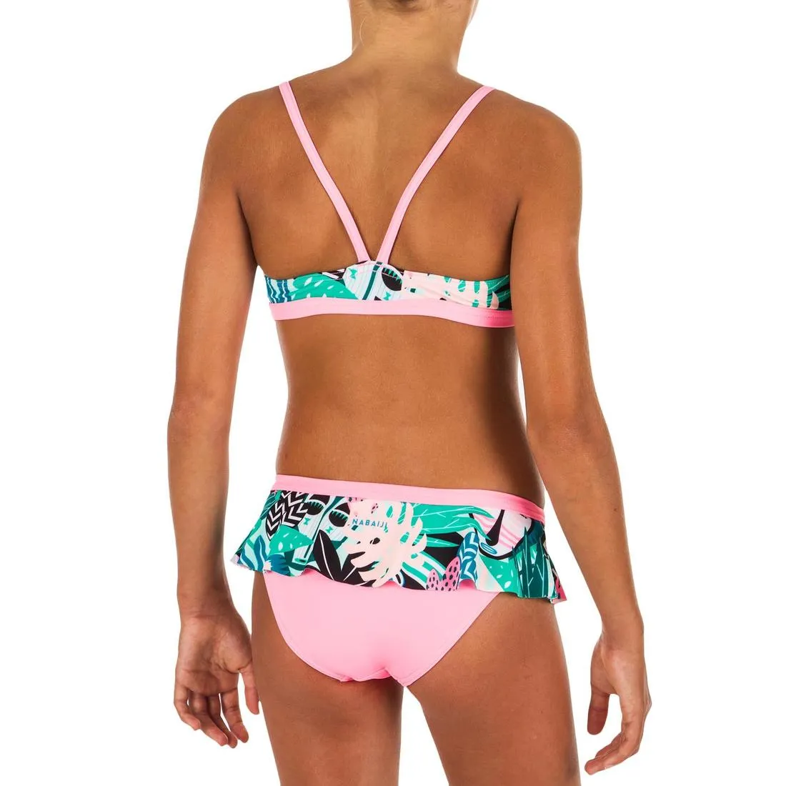 Riana Girls' Two-Piece Skirt Swimsuit