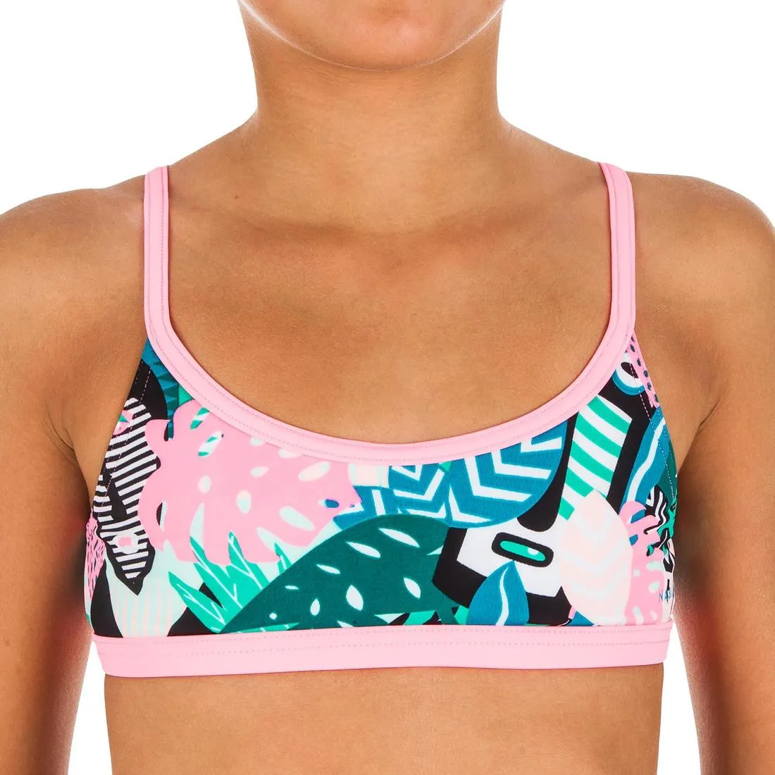 Riana Girls' Two-Piece Skirt Swimsuit