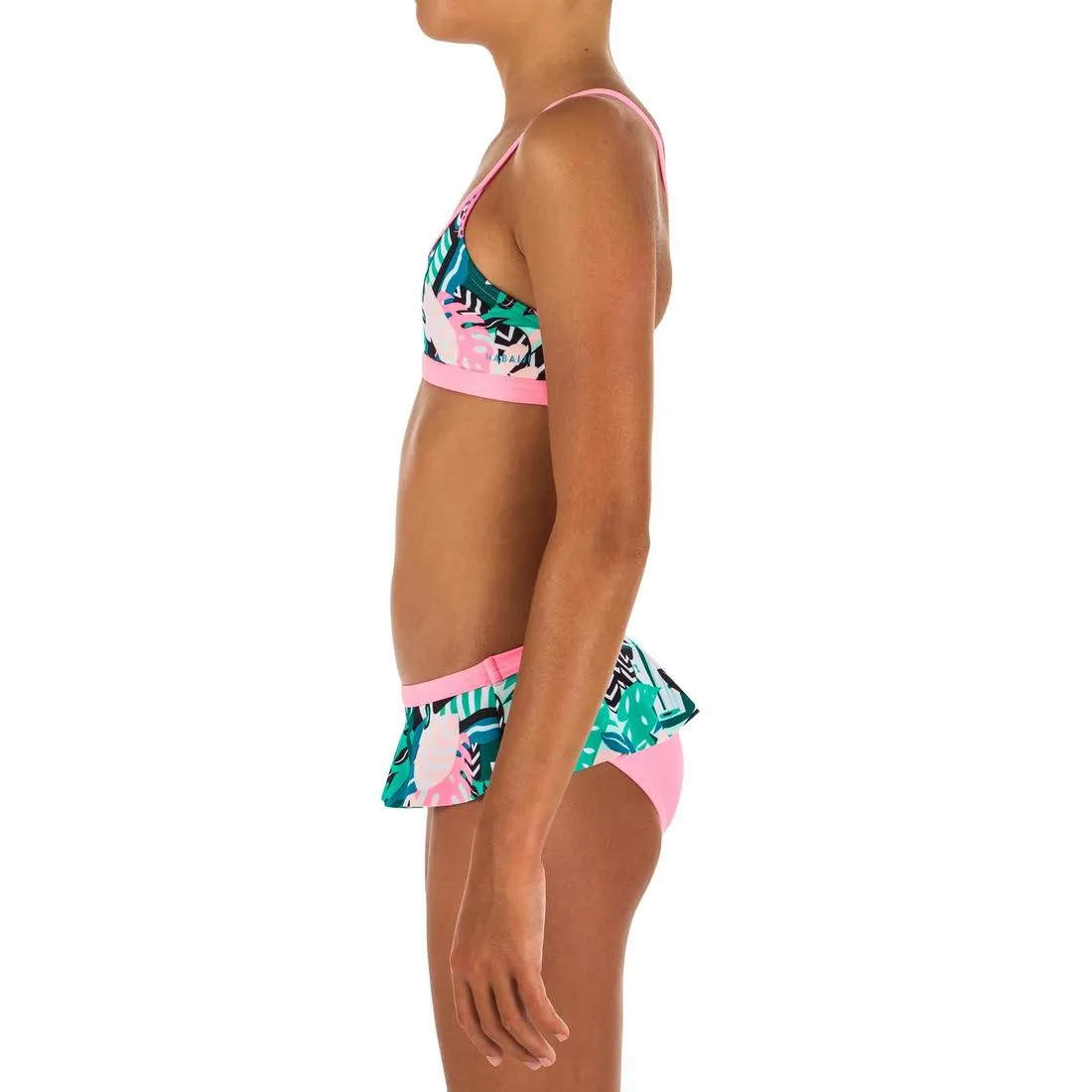Riana Girls' Two-Piece Skirt Swimsuit