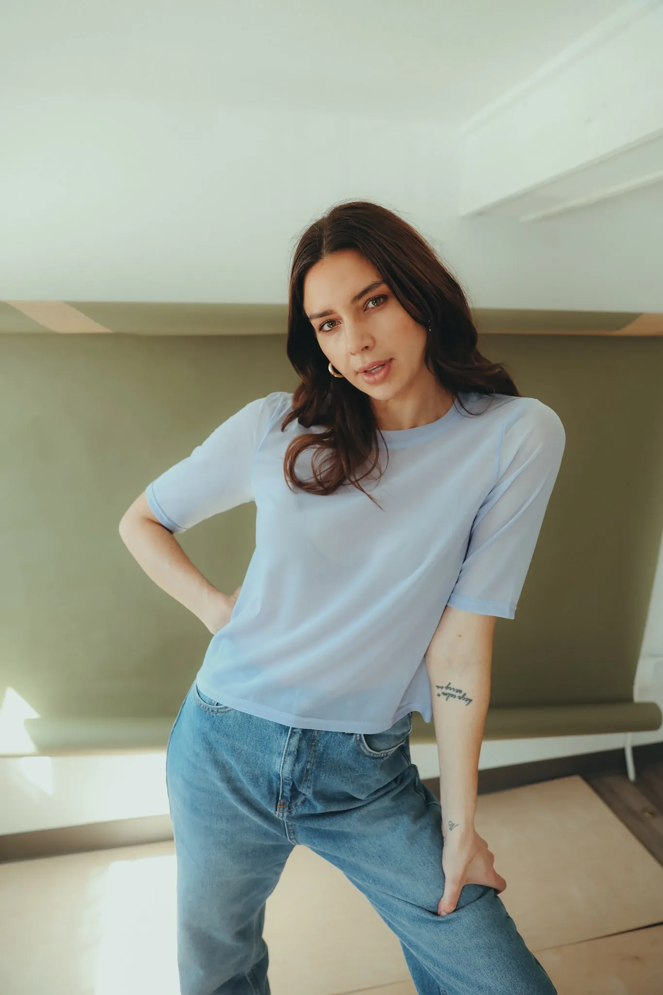 Riley Mesh Tee