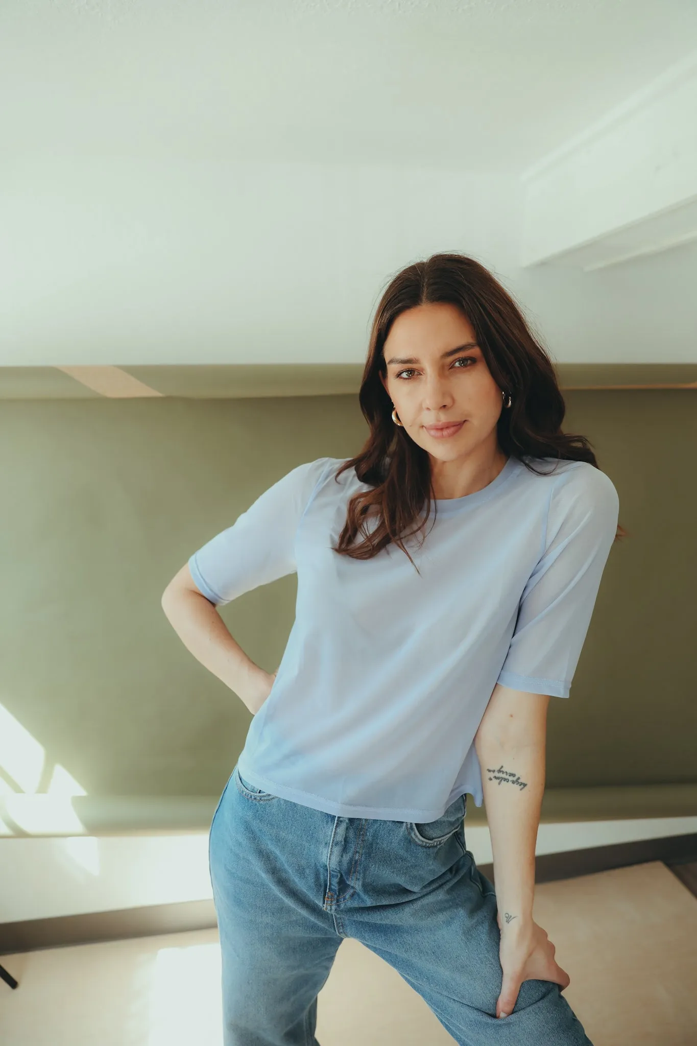 Riley Mesh Tee