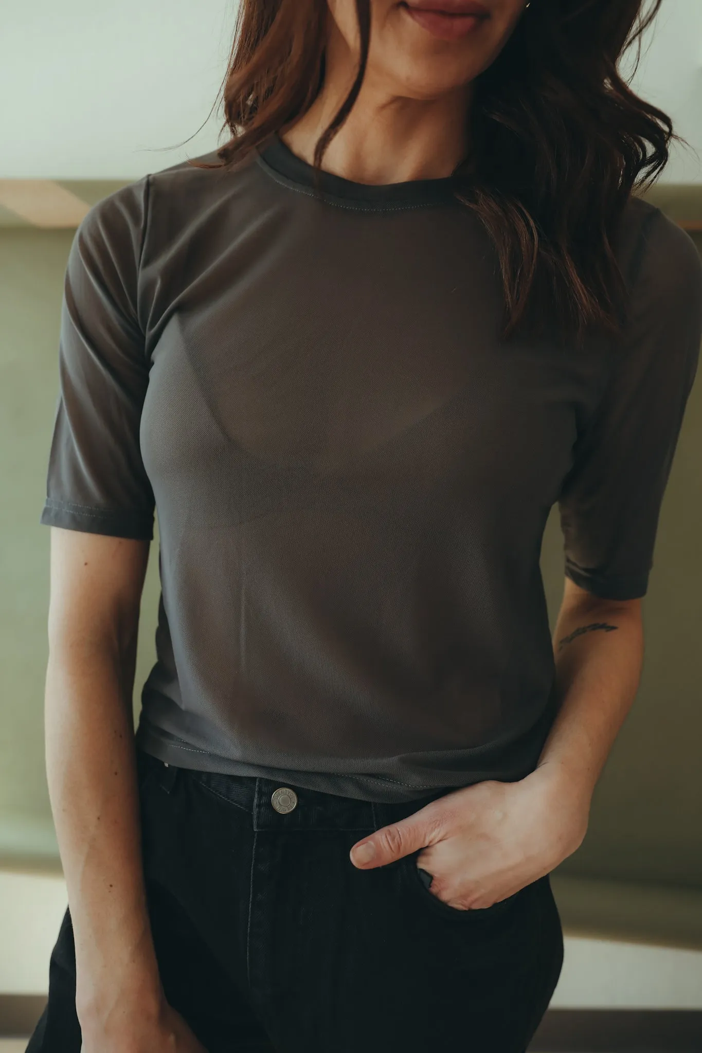 Riley Mesh Tee
