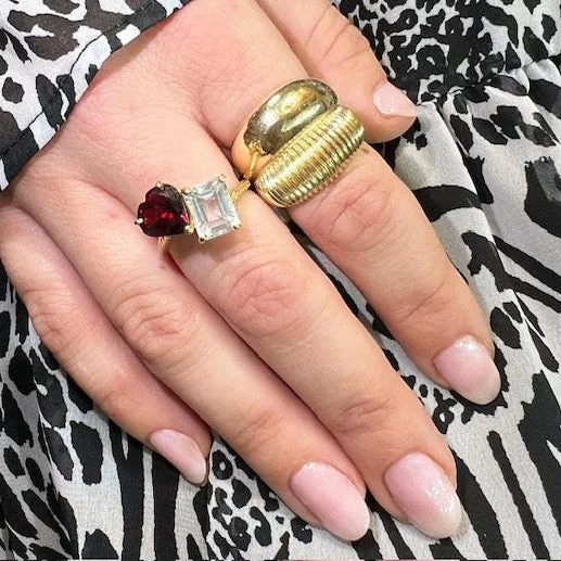 Rinna Ring: 14K Yellow Gold