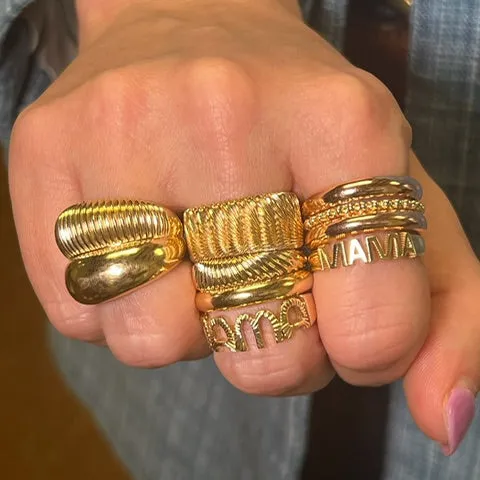 Rinna Ring: 14K Yellow Gold