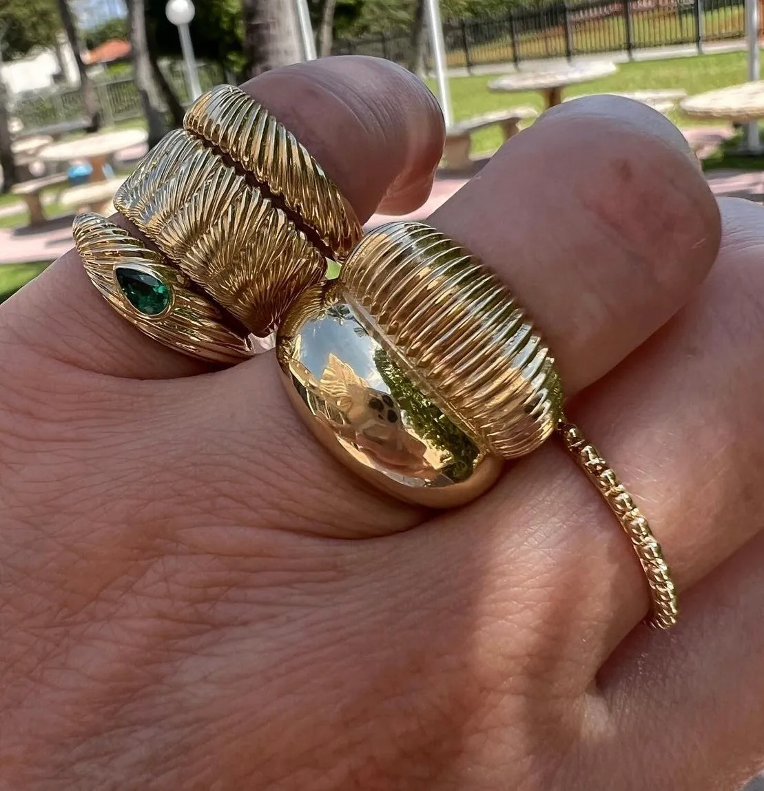 Rinna Ring: 14K Yellow Gold