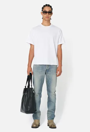 Riviera Cropped Tee / White