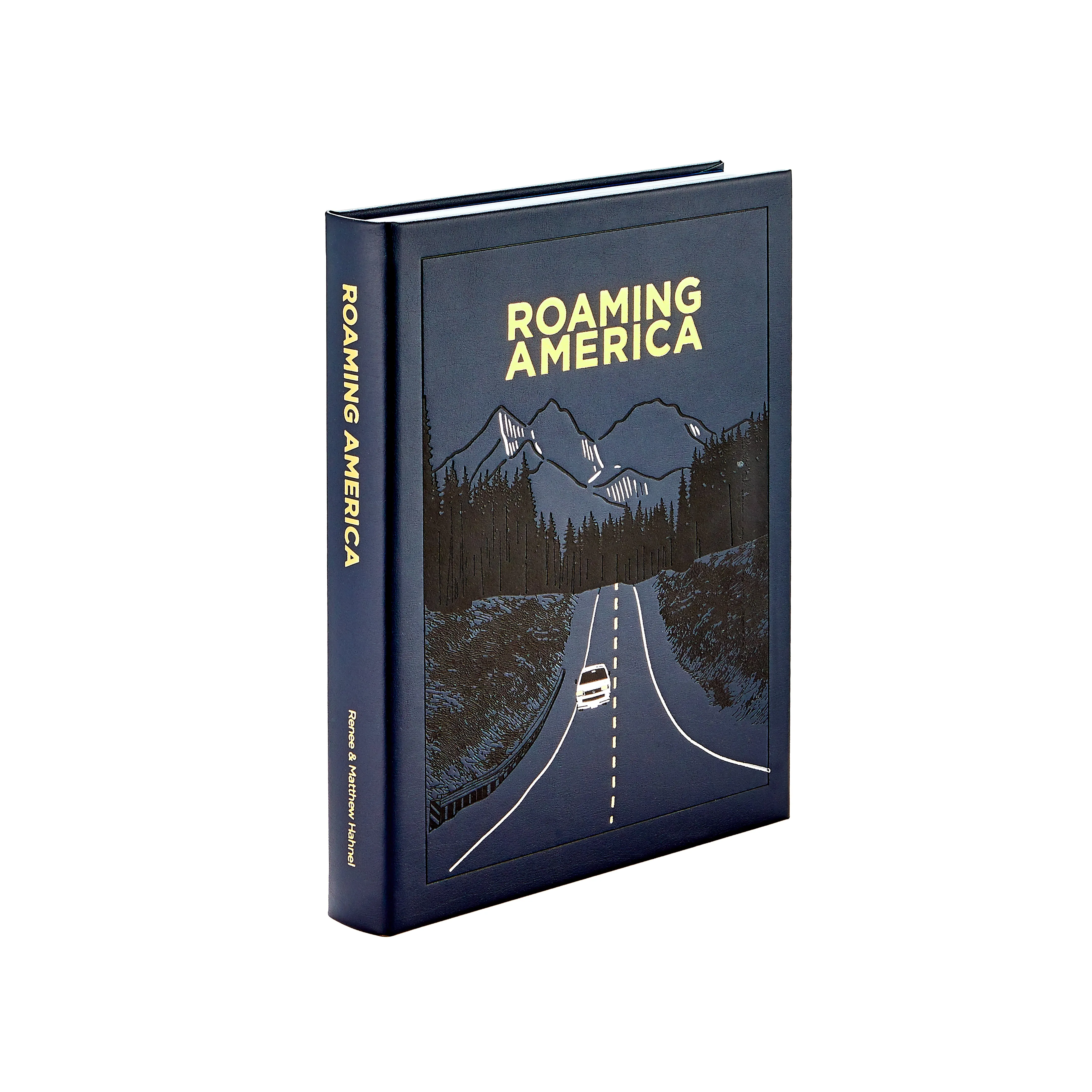 Roaming America Leather Bound Keepsake Book