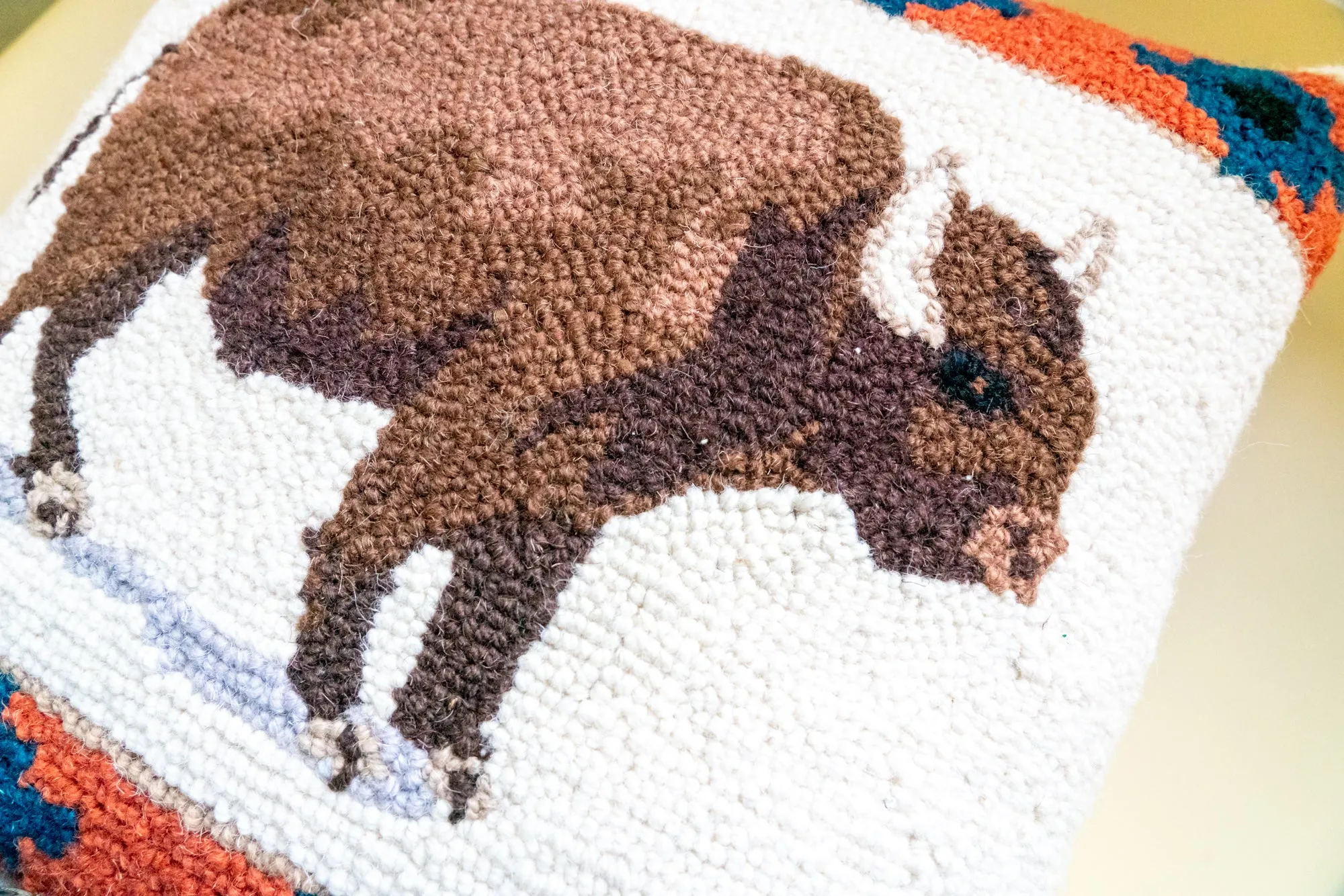 *Roaming Bison Pillow