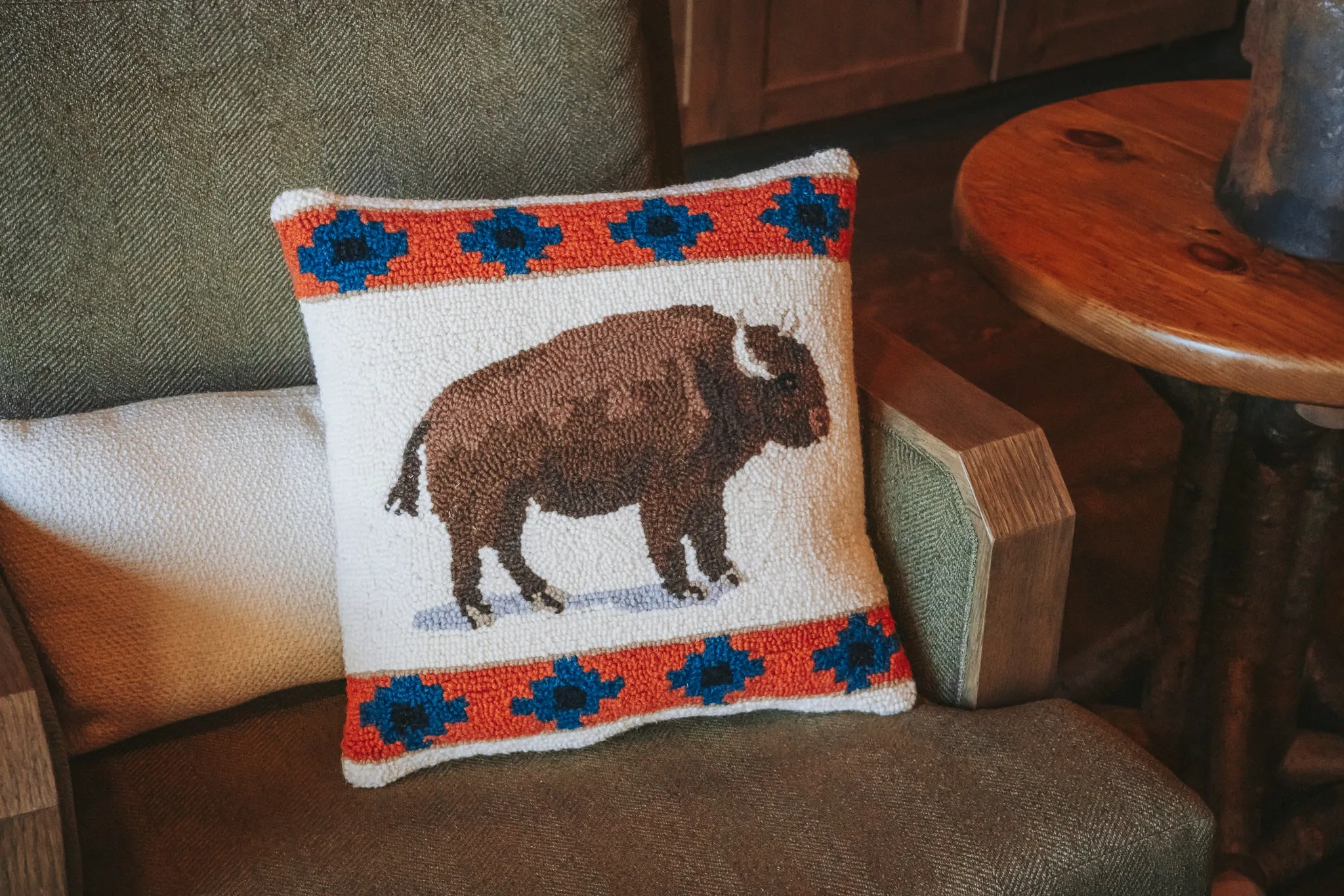 *Roaming Bison Pillow
