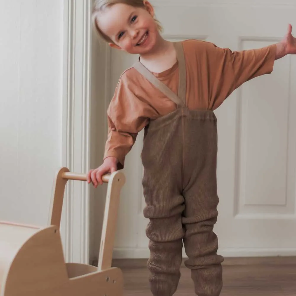 Roomy Leggings mit Hosenträgern - Extra Weit aus 100% Bio-Baumwolle