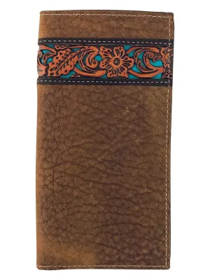 Roper Rodeo Wallet - Tooled Leather Tan 8152100