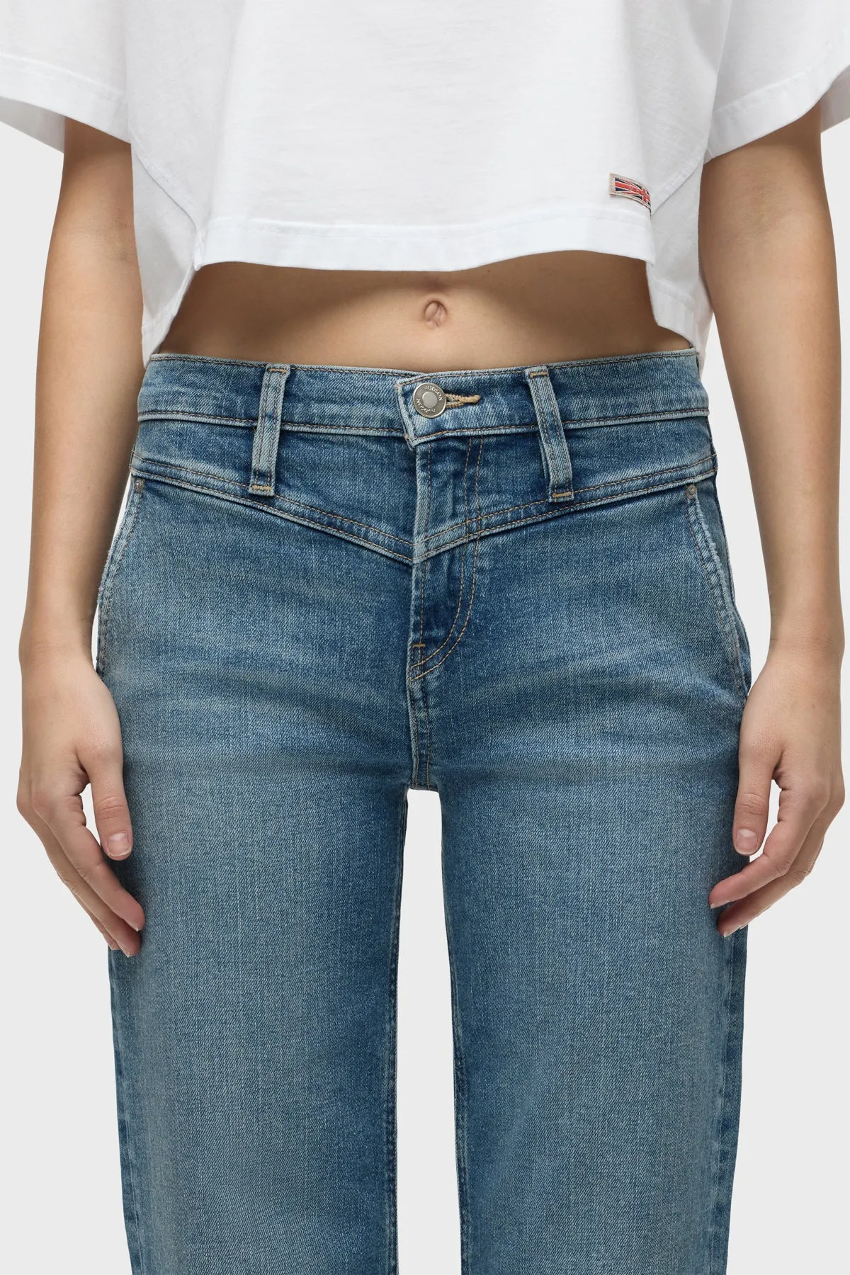 Rosie High-Rise Wide Leg Ankle Jean
