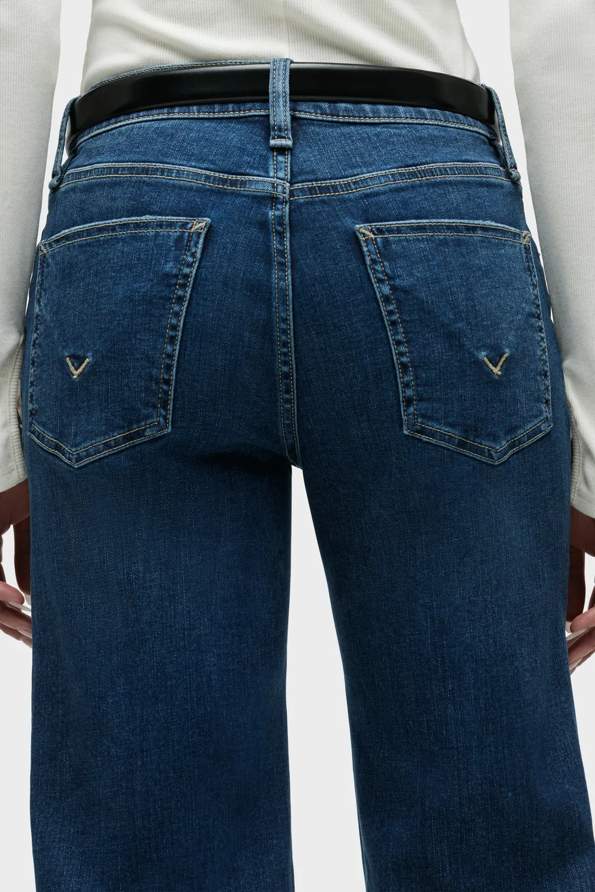 Rosie High-Rise Wide Leg Ankle Jean
