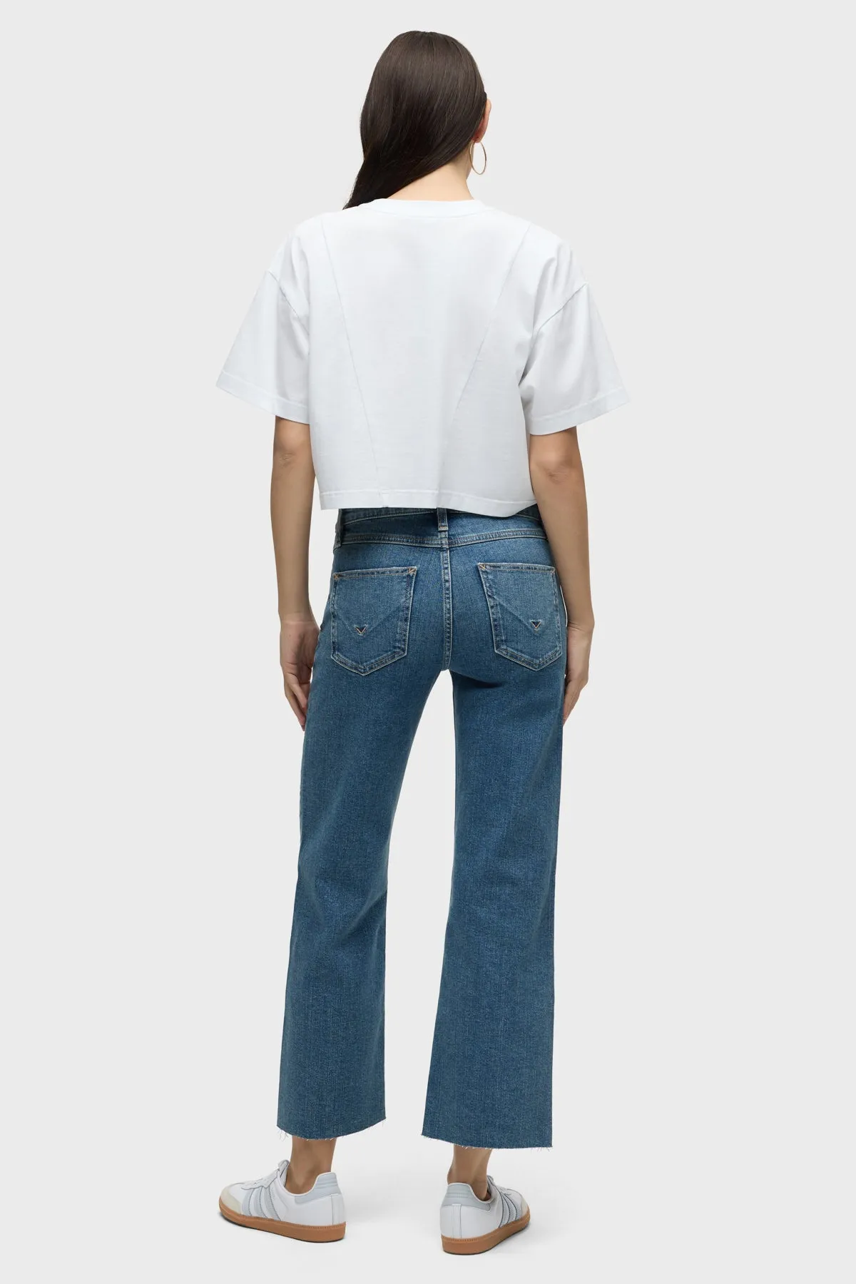 Rosie High-Rise Wide Leg Ankle Jean