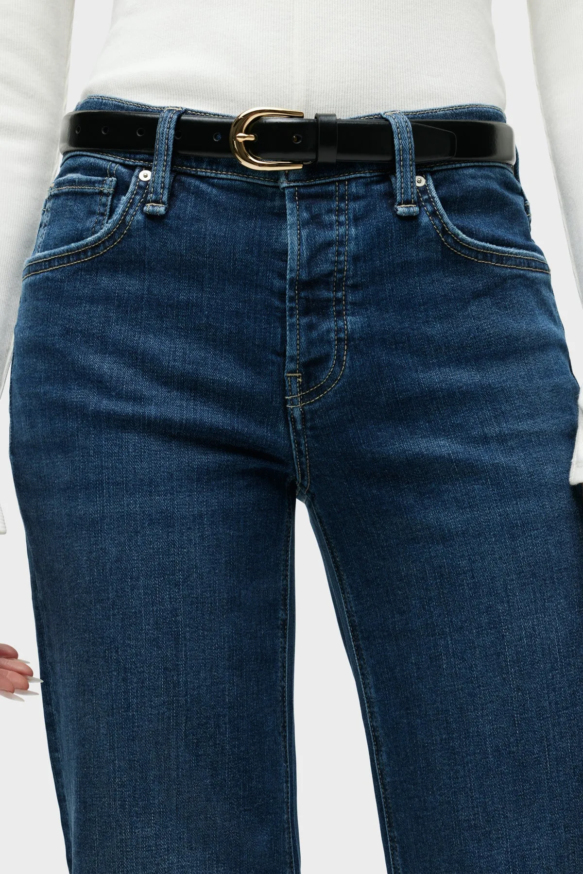 Rosie High-Rise Wide Leg Ankle Jean
