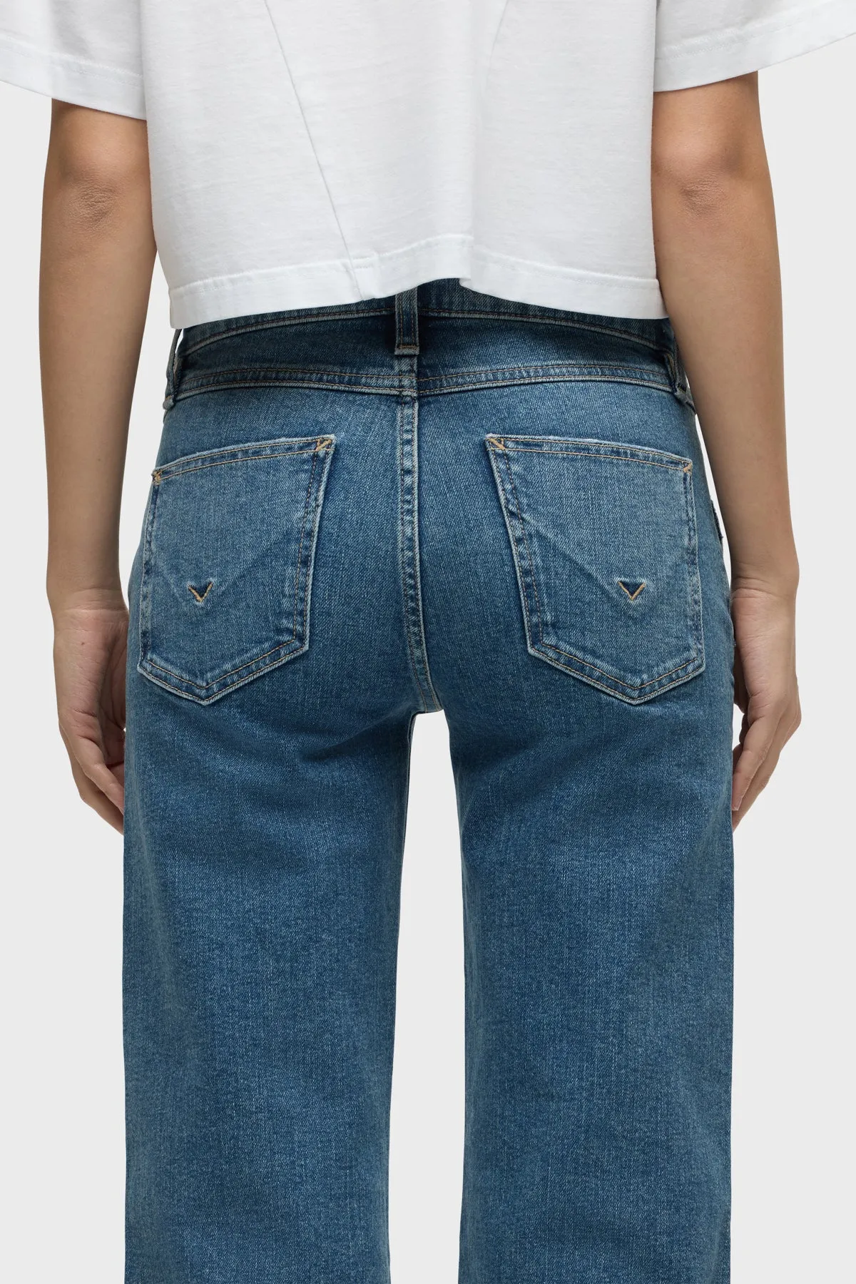 Rosie High-Rise Wide Leg Ankle Jean