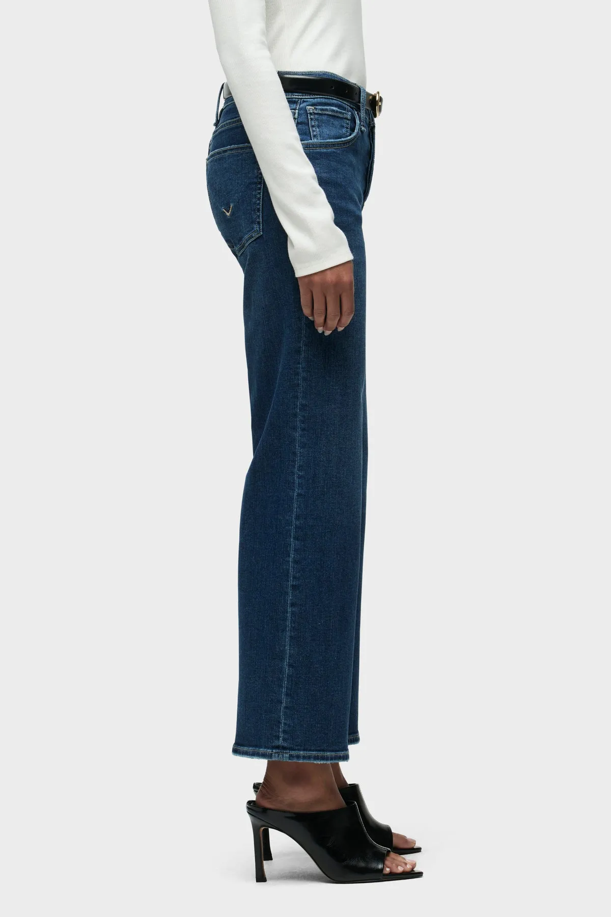 Rosie High-Rise Wide Leg Ankle Jean