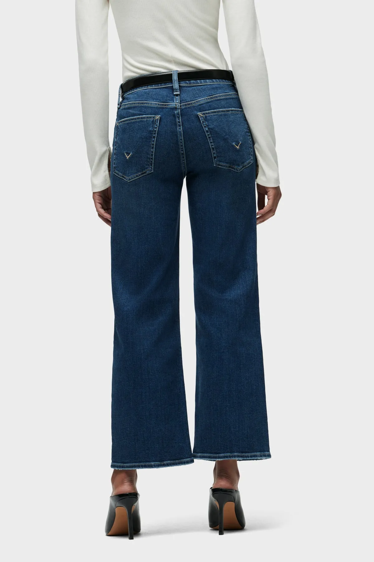 Rosie High-Rise Wide Leg Ankle Jean