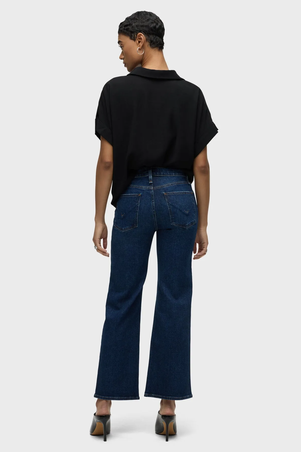 Rosie High-Rise Wide Leg Ankle Jean