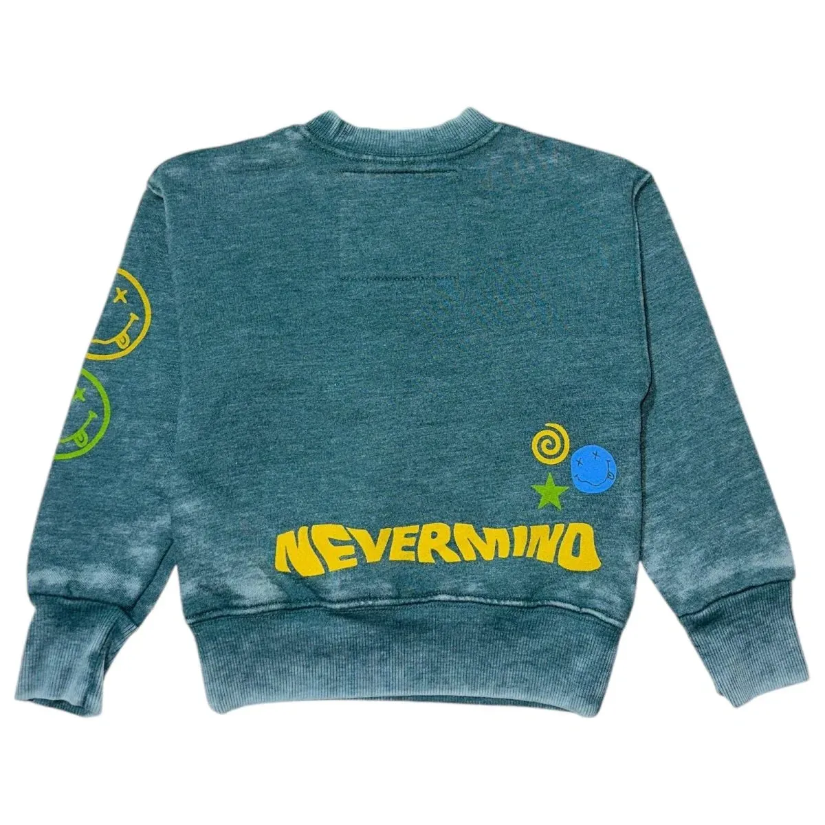 Rowdy Sprouts Nirvana Crew Neck Sweatshirt River Green