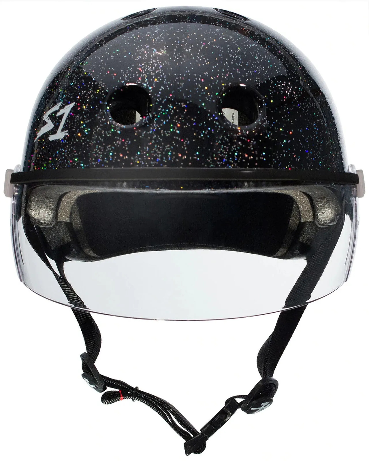 S1 Lifer Visor Helmet - Black Glitter