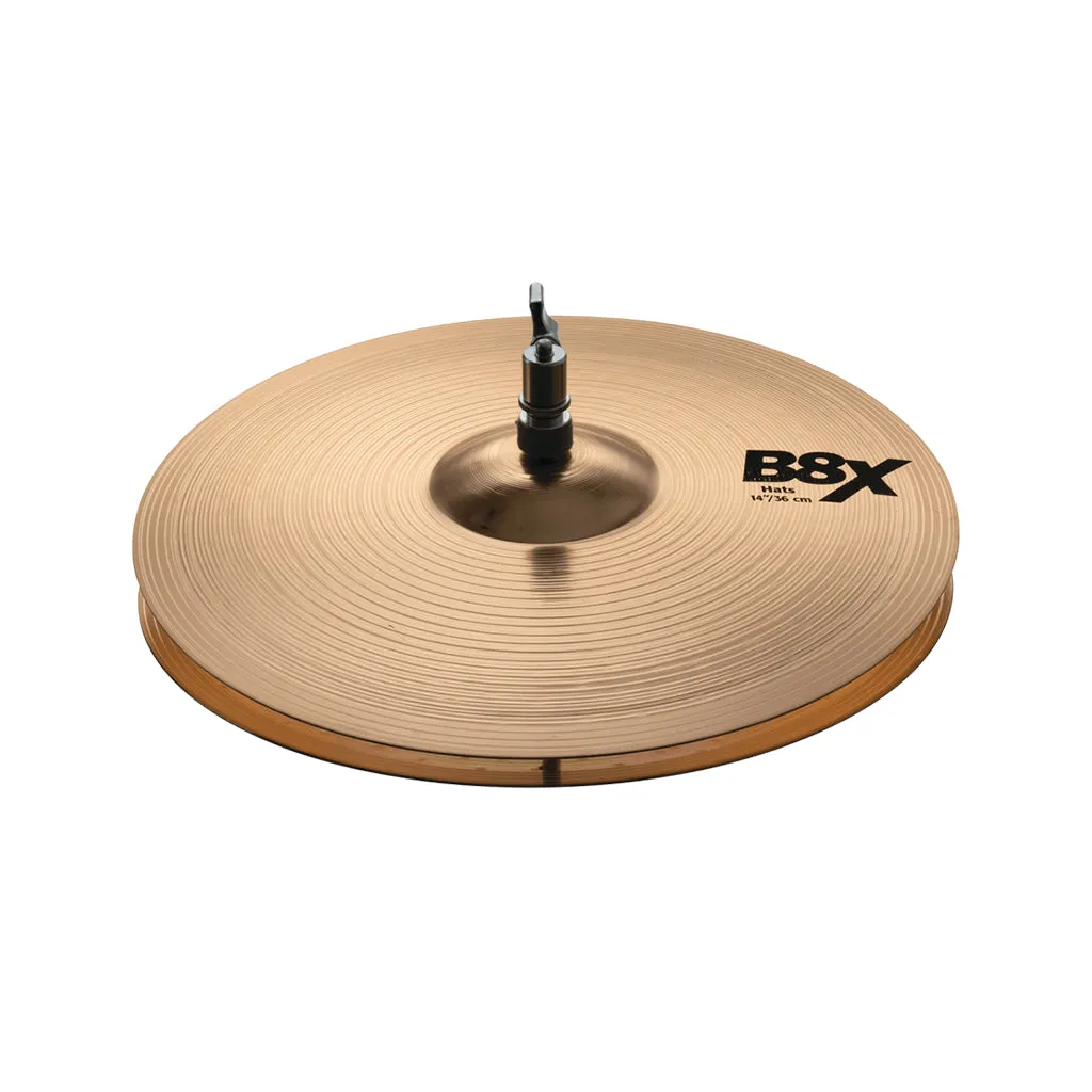 Sabian 45003XG B8X Performance Set Plus w/14in Hats, 16in Crash, 20in Ride, Free 18in Crash