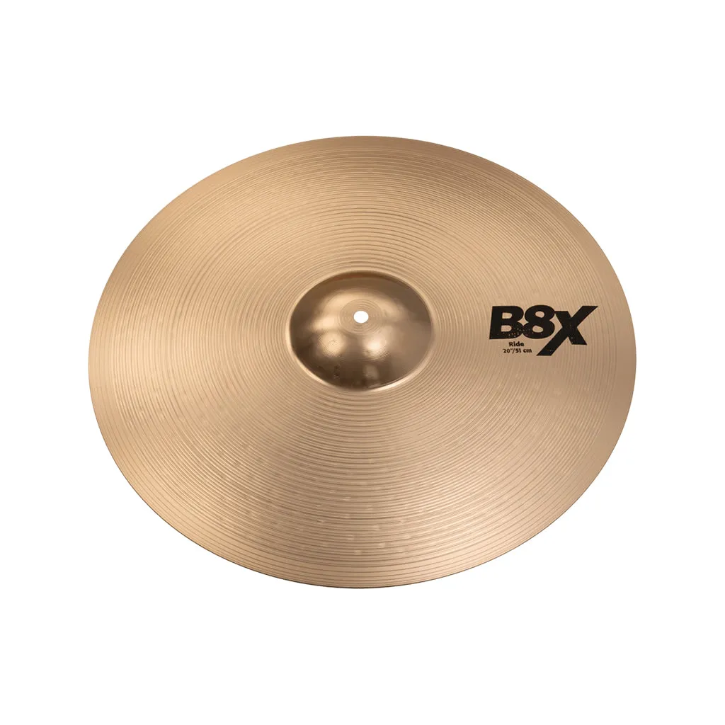 Sabian 45003XG B8X Performance Set Plus w/14in Hats, 16in Crash, 20in Ride, Free 18in Crash