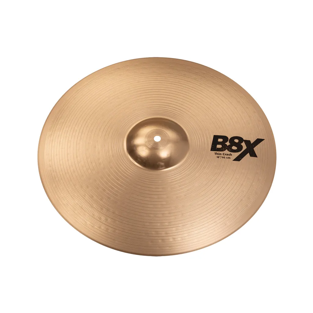 Sabian 45003XG B8X Performance Set Plus w/14in Hats, 16in Crash, 20in Ride, Free 18in Crash