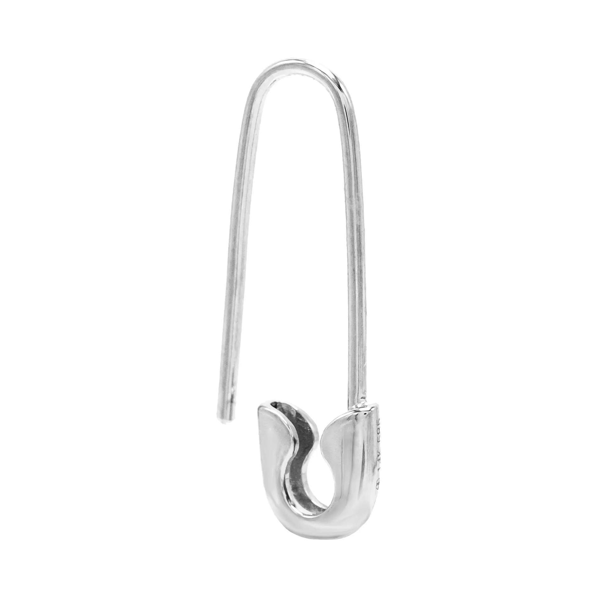 Safety Pin Earring 14K
