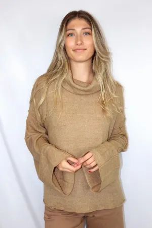 Sally Turtleneck Camel