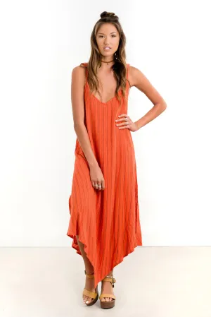 Saltwater Luxe Gold Coast Maxi | Hot Orange