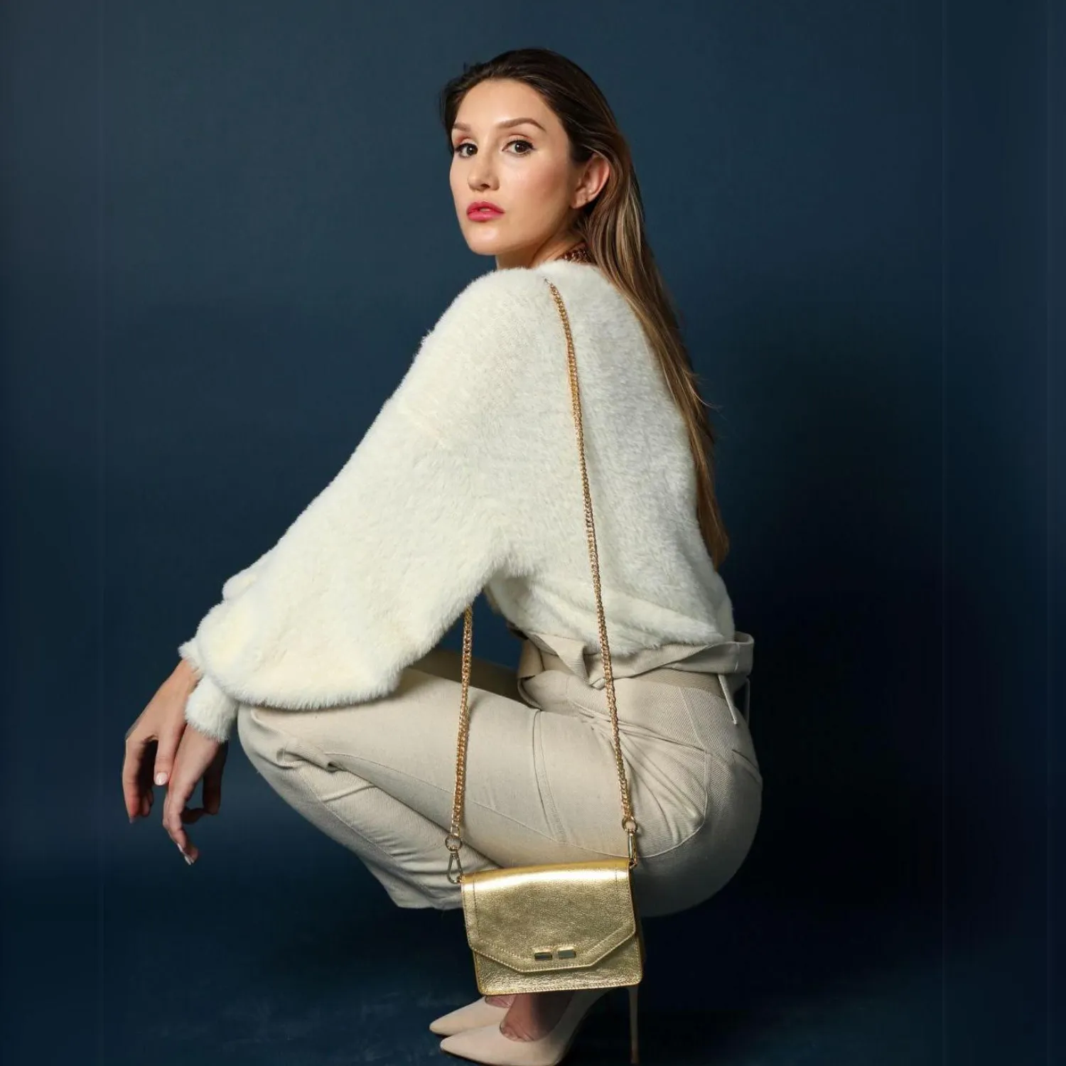 Samuel in Raffia & Blush