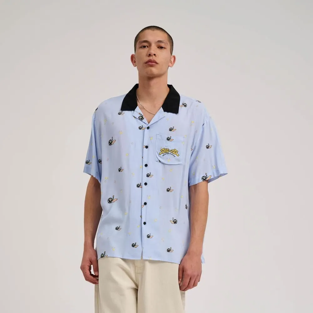 Santa Cruz Shirt Winkowski Surf SS Shirt - Fresh Blue