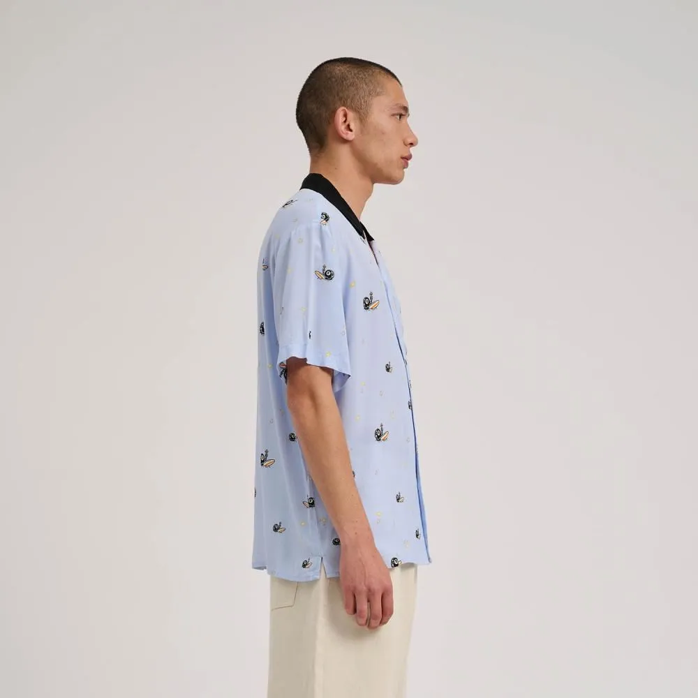 Santa Cruz Shirt Winkowski Surf SS Shirt - Fresh Blue