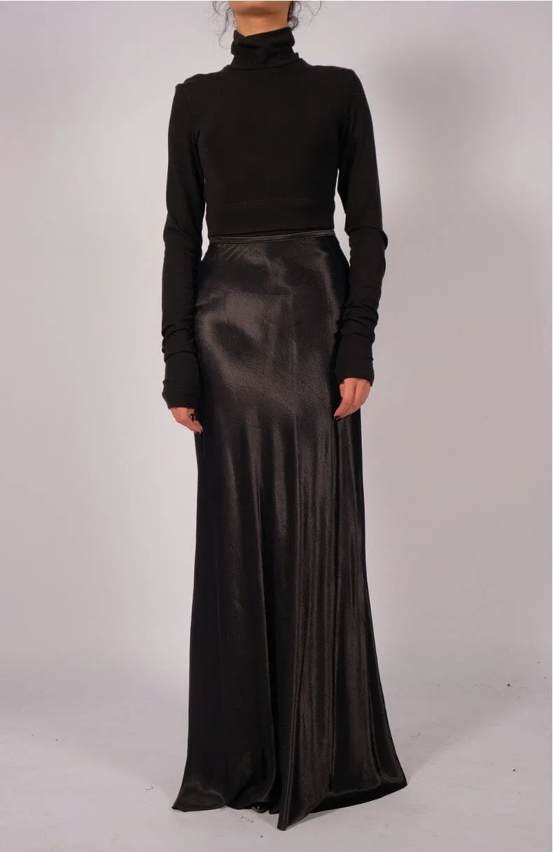 Satin Maxi Skirt