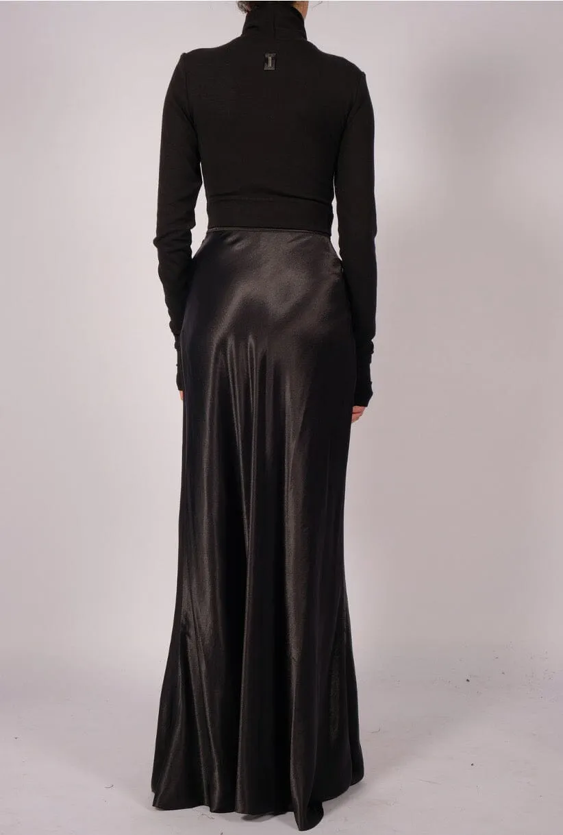 Satin Maxi Skirt