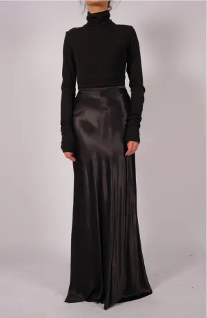 Satin Maxi Skirt