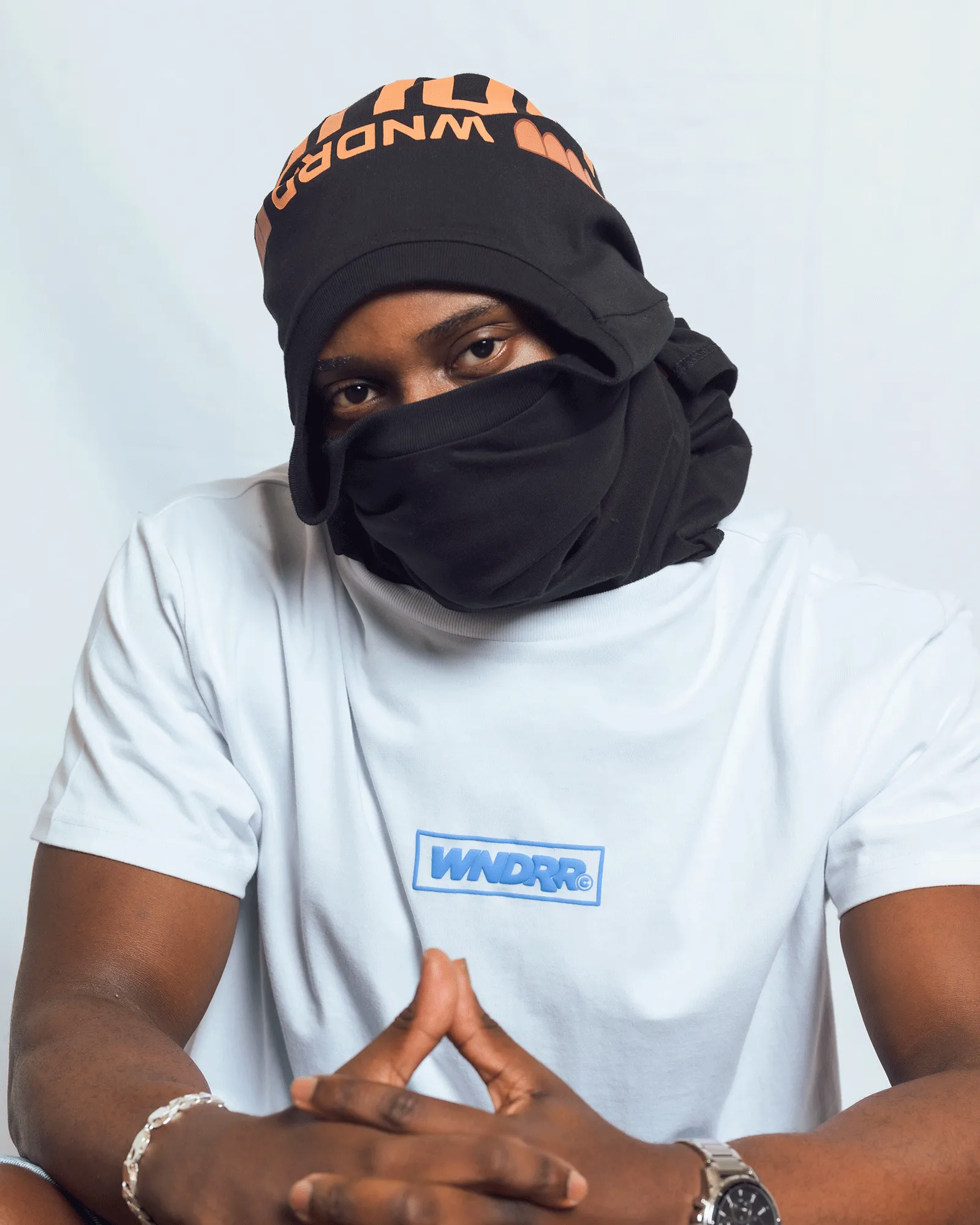 SCRAWL BOX FIT TEE - WHITE