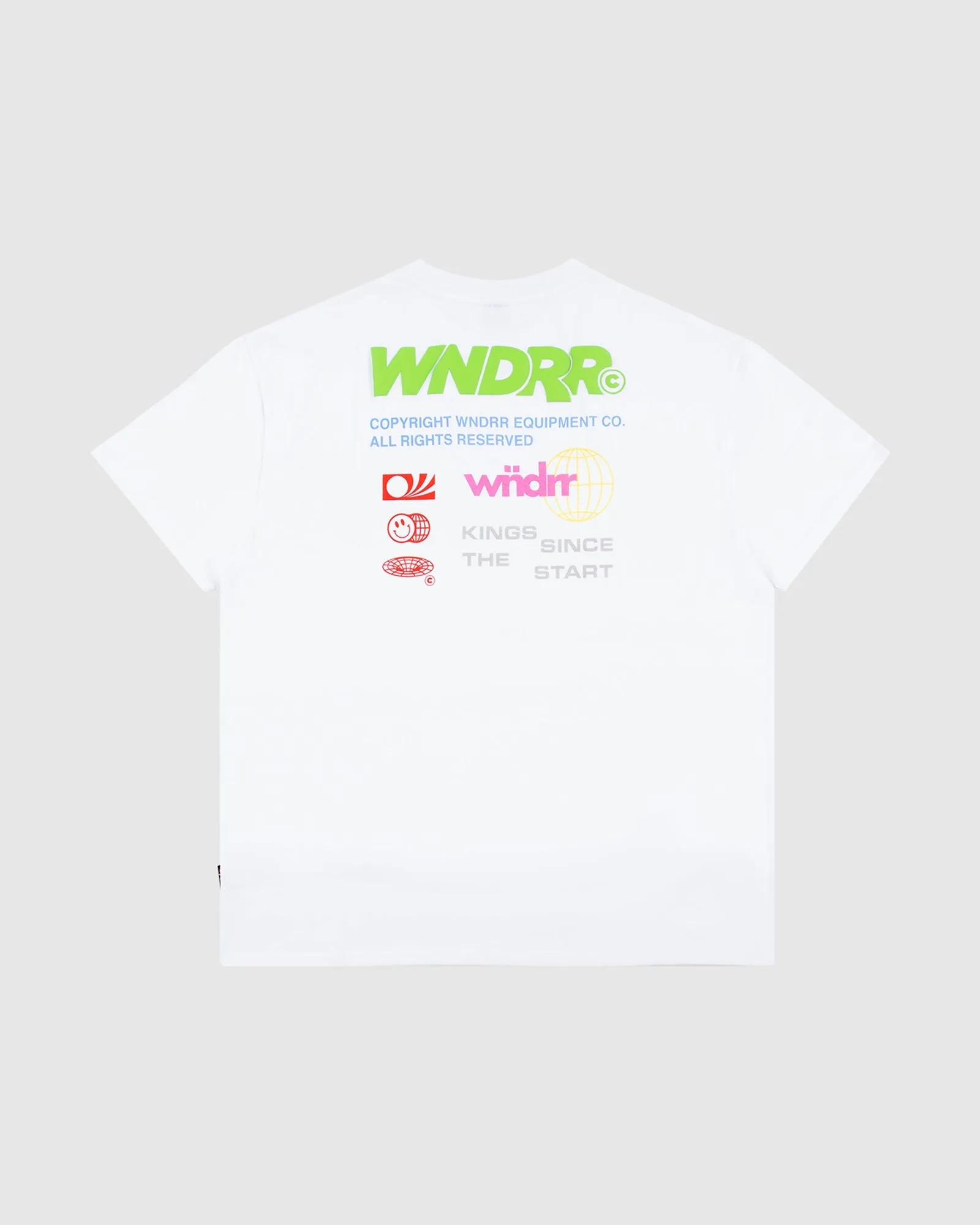 SCRAWL BOX FIT TEE - WHITE