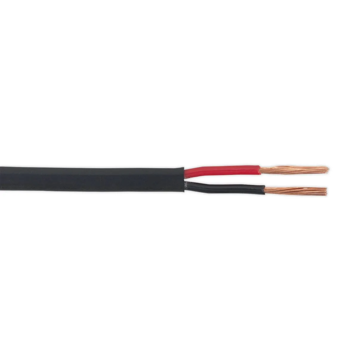 Sealey Automotive Cable Thin Wall Flat Twin 2 x 1mm² 32/0.20mm 30m Black