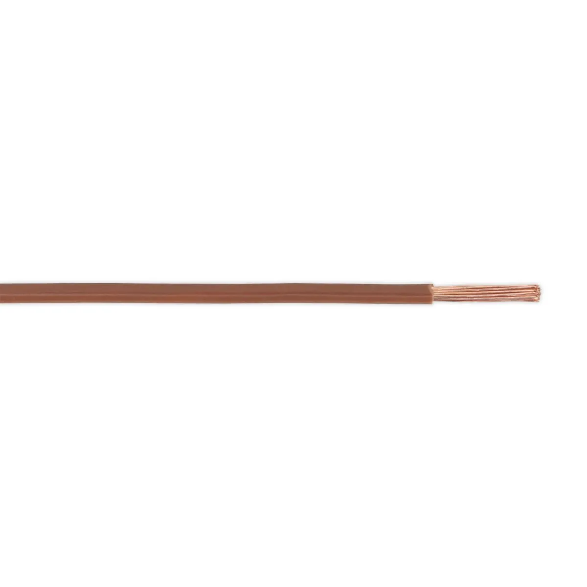 Sealey Automotive Cable Thin Wall Single 2mm² 28/0.30mm 50m Brown