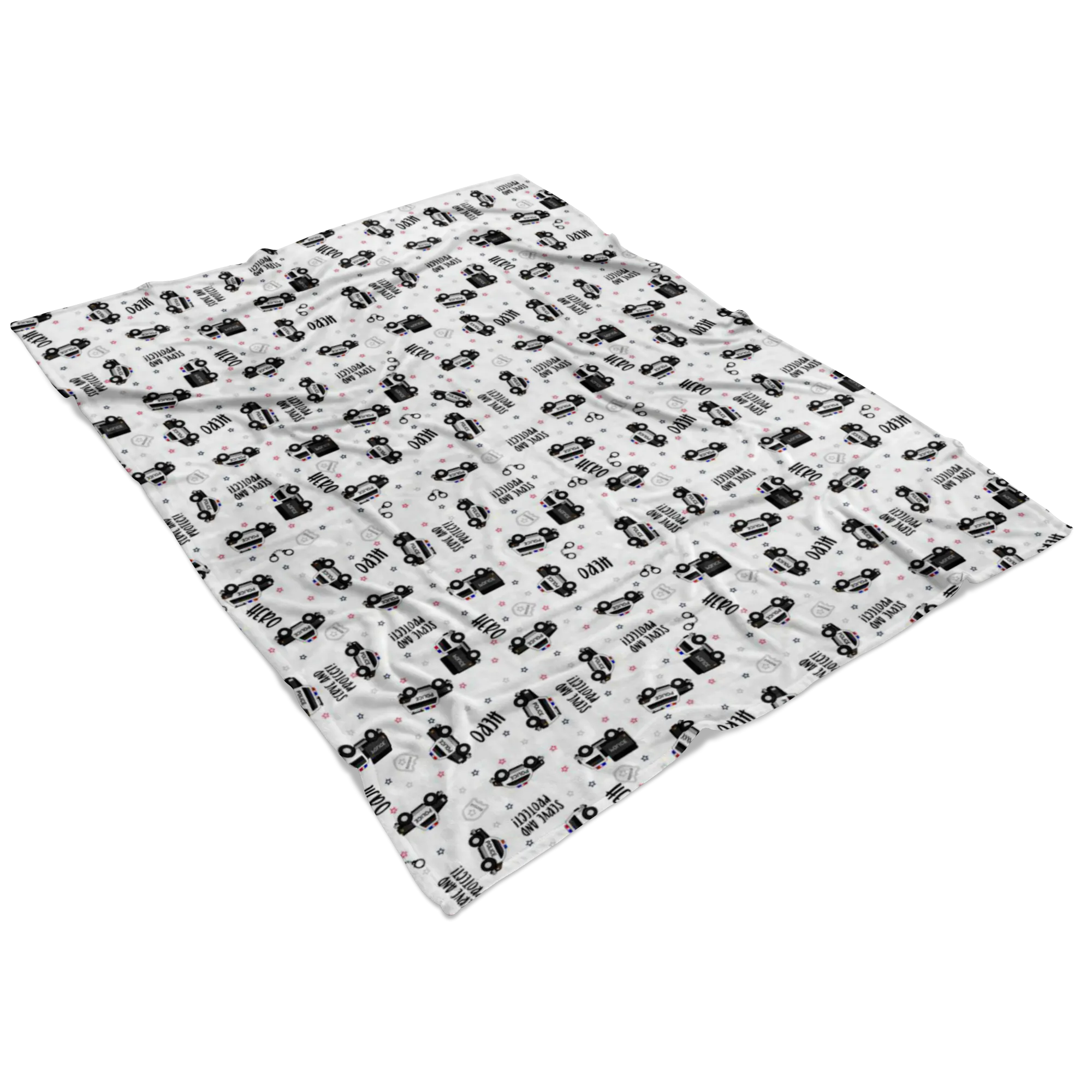 Serve and Protect LEO Fleece Blanket