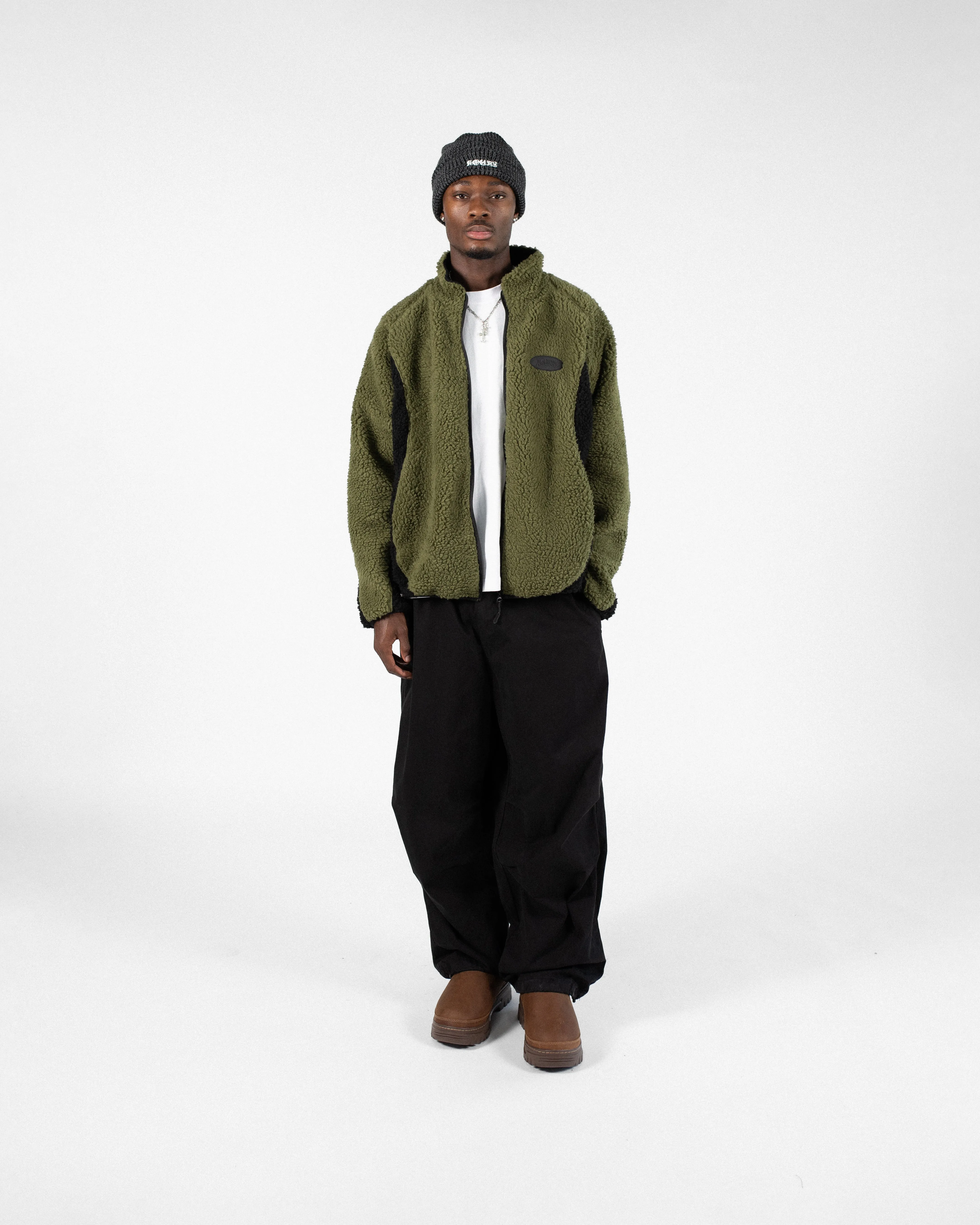 Sherpa Full Zip - Olive